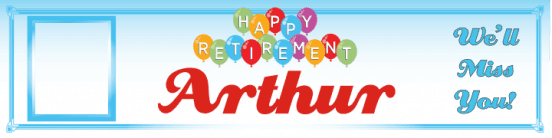 retirement banner