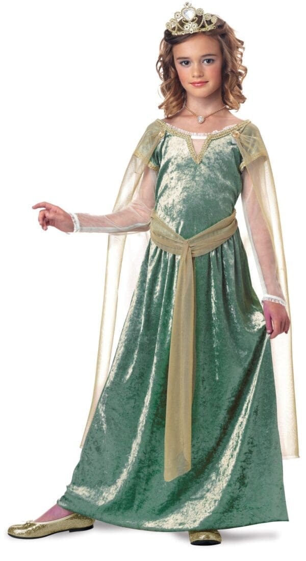 Queen Guinevere Child Costume, Medium - Image 2