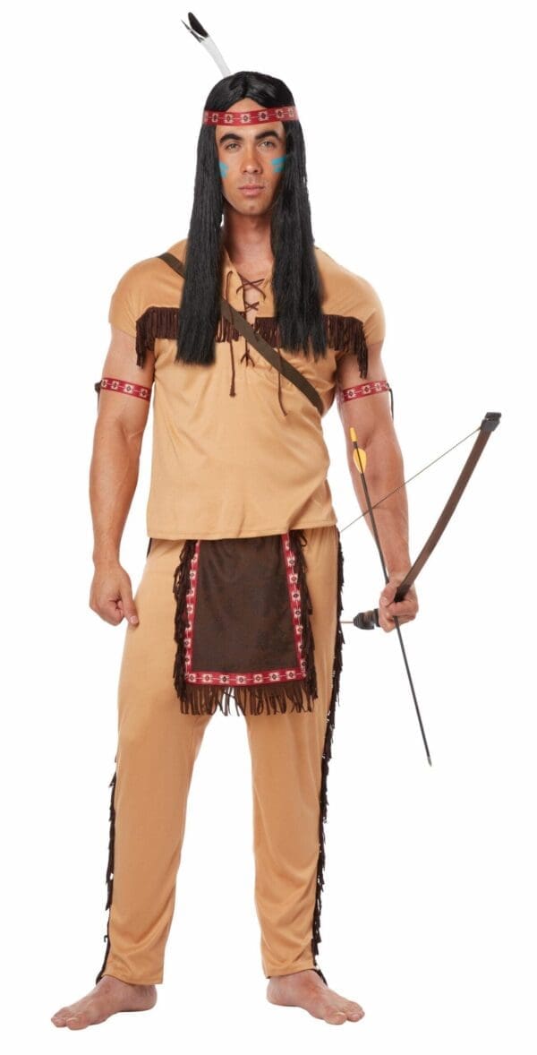 Native American Brave Costume for Adults - Image 4