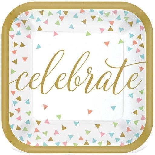 Confetti Fun 7" Dessert Plate