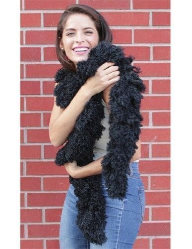 Morris HBOR180BK 240 G Super Featherless Boa, Black