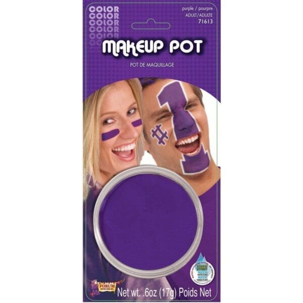 Purple Face Paint Pot - Image 2