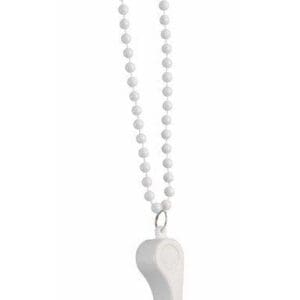 White Whistle Halloween Costume Accessory