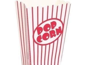 Small Popcorn Boxes, 8ct for Birthday Party