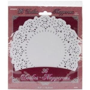 White 6.5" Doilies