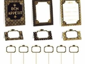 Hollywood 'Glitz and Glam' Buffet Decorating Kit (12pc)