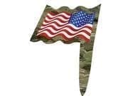 Patriotic Camo Party Picks 24ct
