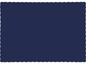 Placemats, 9.5" X 13.375", Navy, 50 Ct
