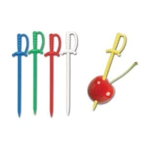 Plastic Sword Picks (Set of 12)