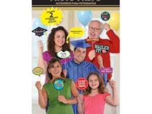 Family Graduation Photo Booth Props 13ct