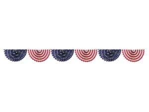 5 X 80 in. American Flag Patriotic Paper Bunting