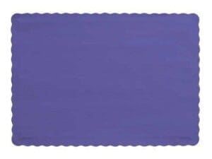 Purple 9.5 X 13.375 Placemats 600 Ct