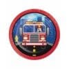 Firetruck Dessert Plate - Set of Eight - Image 2