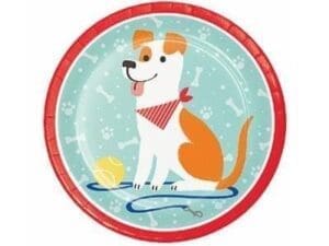 Dog Party Dinner Plate