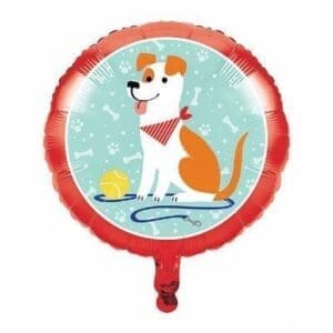 Dog Print Mylar Party Balloon