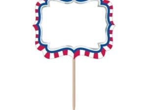 3.5 in. Patriotic Wood Picks