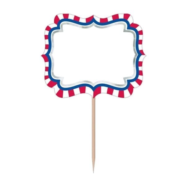 3.5 in. Patriotic Wood Picks