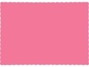 Placemats, 9.5 X 13.375, Candy Pink, 50 Ct