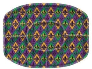 Mardi Gras Sectional Platter