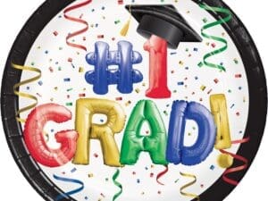 #1 Grad Dessert Plates