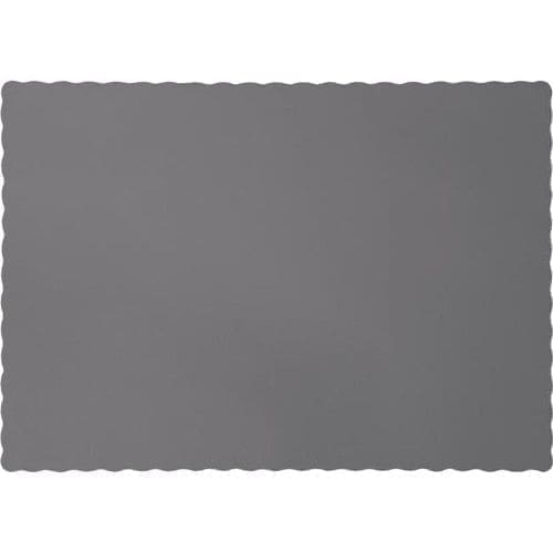 Glamour Gray Placemats, 50 Count