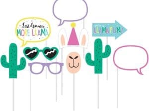 Llama Party Photo Props, CASE of 60