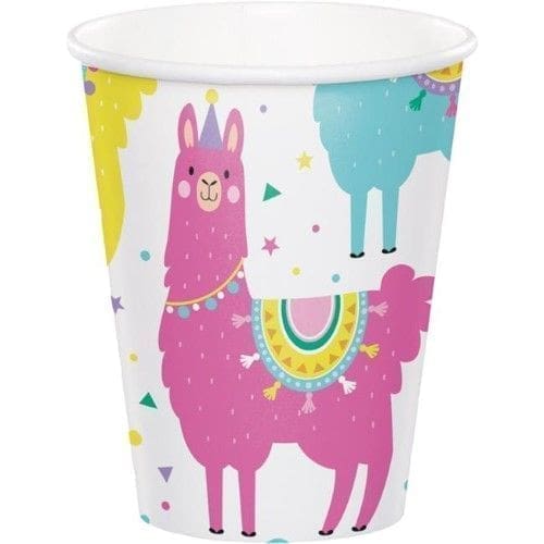Llama Party Cup - Set of Eight