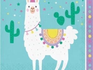 Llama Party Lunch Napkins - 1 Pack of 16