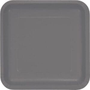 Glamour Gray Dinner Plates Sq. Dd, CASE of 180