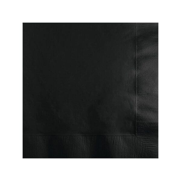 Black Beverage Napkins, 200-Pack