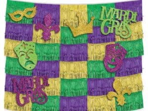 Mardi Gras Fringe Backdrop Set