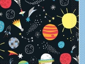 Outer Space Luncheon Napkins