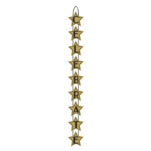 Glitz & Glam Celebrate Glitter Hanging Sign