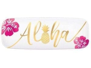 You Had Me at Aloha Aloha Long Plastic Platter