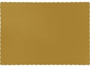 Glittering Gold 9.5 X 13.375 Placemats 600 Ct