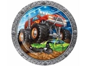 Monster Truck Lunch Plates 8ct
