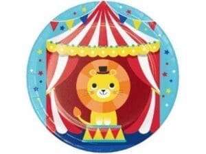 Circus Animals Dessert Plate - Set of Eight