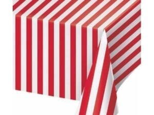 Circus Party Plastic Tablecover All Over Print, 54" X 102"