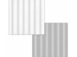 Gray Stripe Beverage Napkin - Set of 16