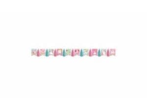 Amscan Magical Unicorn Birthday Party Supplies 2 Pink 10 Ft. X 11 in.