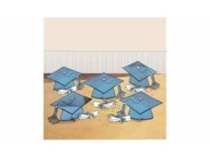 Powder Blue Graduation Table Decorating Kit 11pc Decorations
