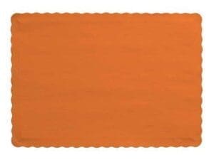 Touch of Color Placemats, 9.5" X 13.375", Sunkissed Orange, 50 Ct
