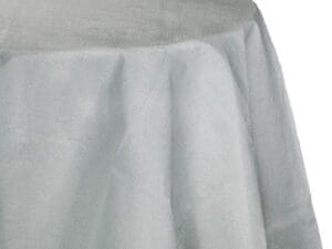 Round Table Cover, 82" silver