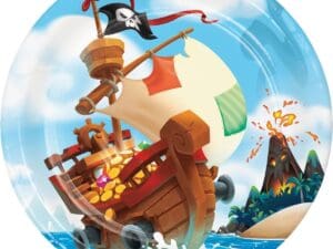 Pirate Treasure Paper Plates, 8 Ct