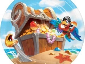 Pirate Treasure Dessert Plates, 8 Ct