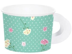 Floral Tea Party Treat Cups with Handles (6 Ct)