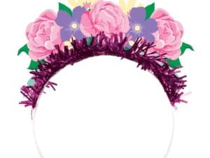 Creative Converting 340242 Floral Tea Party Tiaras, 4 Count