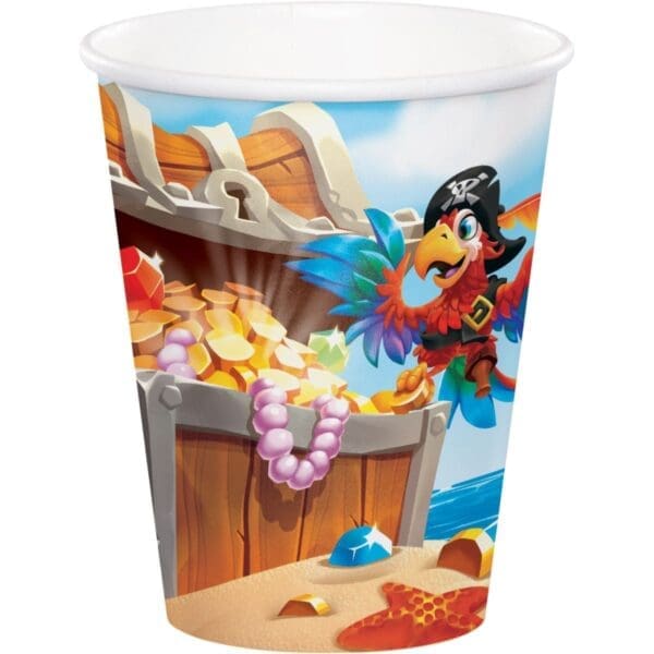 Treasure Island Pirate Cups 8ct