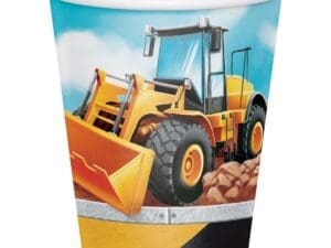 Big Dig Construction Hot/Cold Paper Cups 9 Oz., 8 Ct