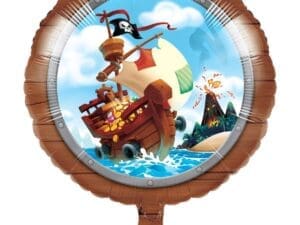 Pirate Treasure Metallic Balloon 18"